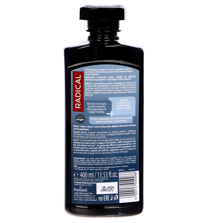 RADICAL MEN SZAMPON PRZECIW WYPADANIU WŁOSÓW 400ML (6)