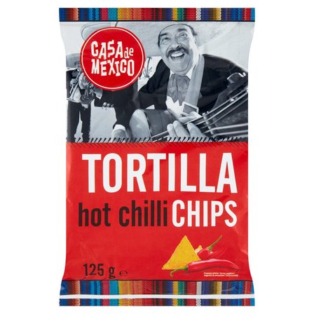 Casa de Mexico Tortilla Chipsy kukurydziane o smaku chili 125 g (1)