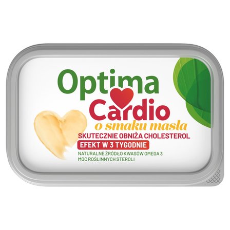 Optima Cardio Margaryna roślinna z dodatkiem steroli roślinnych o smaku masła 400 g (1)