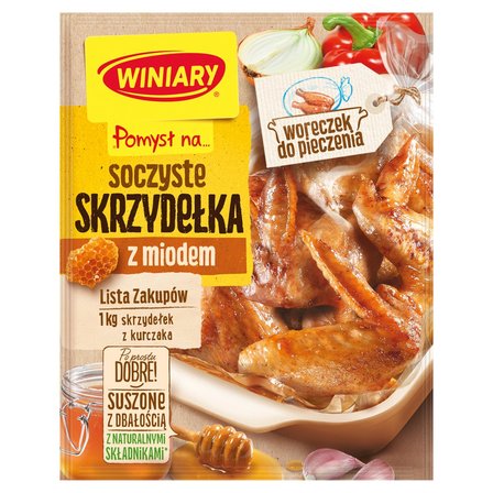 Winiary Pomysł na... Soczyste skrzydełka z miodem 28 g (2)