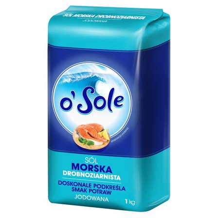 o'Sole Sól morska drobnoziarnista jodowana 1 kg (2)