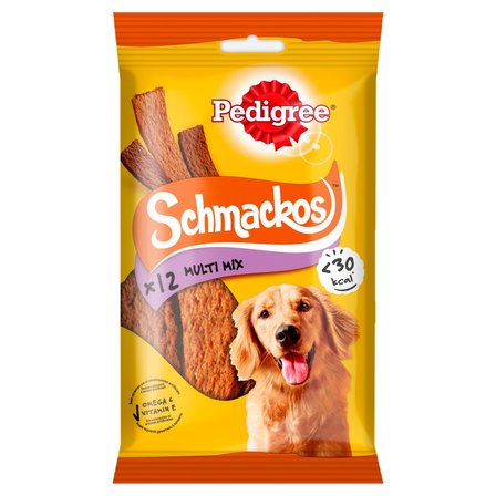 Pedigree Schmackos Multi Mix Karma uzupełniająca dla dorosłych psów 86 g (12 sztuk) (1)