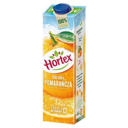 Hortex Sok 100 % pomarańcza 1 l (1)