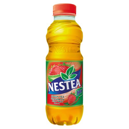 Nestea Joy Green Tea Napój owocowo-herbaciany o smaku truskawkowym z dodatkiem aloesu 500 ml (1)