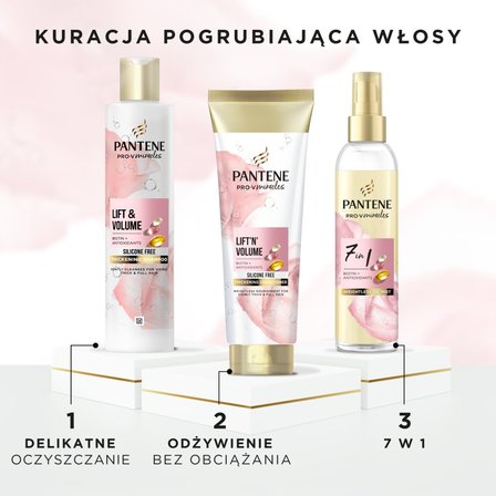 Pantene Pro-V Lift'N'Volume Odżywka pogrubiająca włosy z biotyną, 160 ml. Bez silikonu (3)