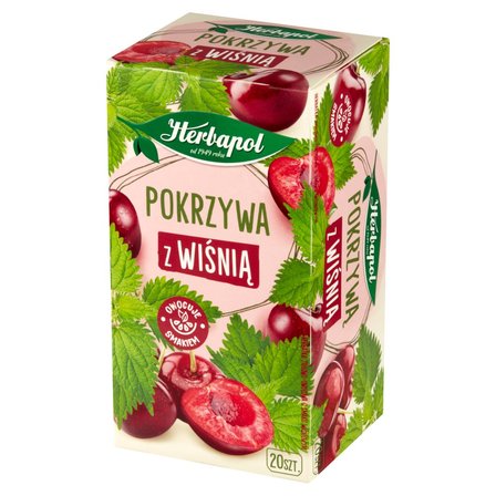 Herbapol Herbatka ziołowo-owocowa pokrzywa z wiśnią 30 g (20 x 1,5 g) (2)