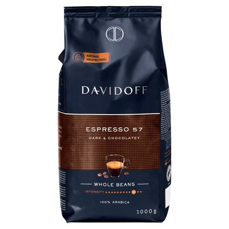 Davidoff Espresso 57 Kawa palona ziarnista 1000 g (1)