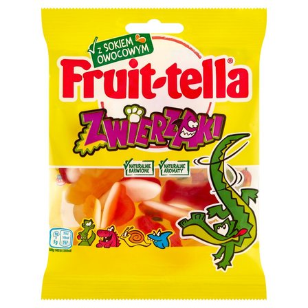 Fruittella Zwierzaki Żelki o smaku owocowym 90 g (1)