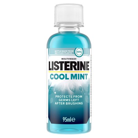 Listerine Cool Mint Płyn do płukania jamy ustnej 95 ml (1)