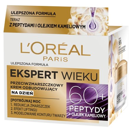 L'Oreal Paris Ekspert Wieku Przeciwzmarszczkowy krem odbudowujący na dzień 60+ 50 ml (3)