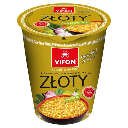 Vifon Zupa błyskawiczna o smaku kurczaka złoty 60 g (1)