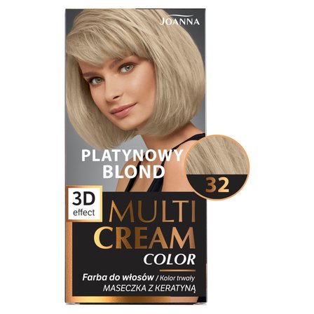 Joanna Multi Cream Color Farba do włosów platynowy blond 32 (3)