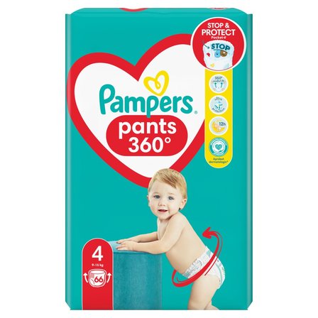 Pieluchomajtki Night Pampers Pants Rozmiar 4, 66 Pieluszki, 9kg-15kg, pants, Pampers (1)