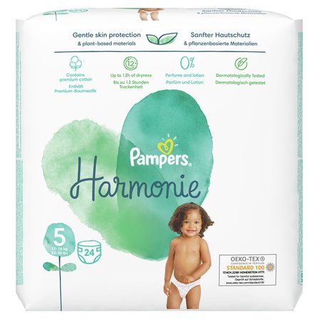 Pampers Harmonie Rozmiar 5, 24 pieluszki, 11kg-16kg (1)