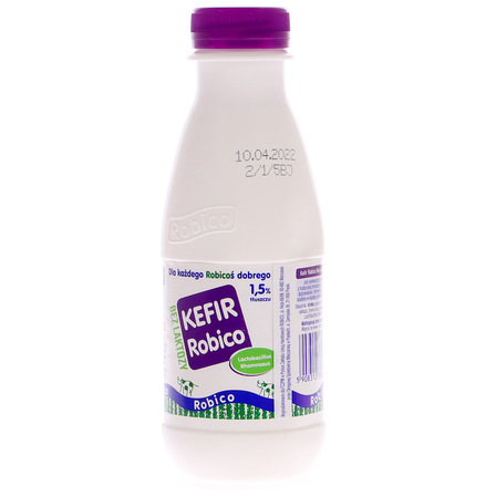 Robico Kefir bez laktozy 1,5% 400 g (7)
