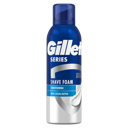 Gillette Series Odżywcza pianka do golenia z masłem kakaowym, 200 ml (1)