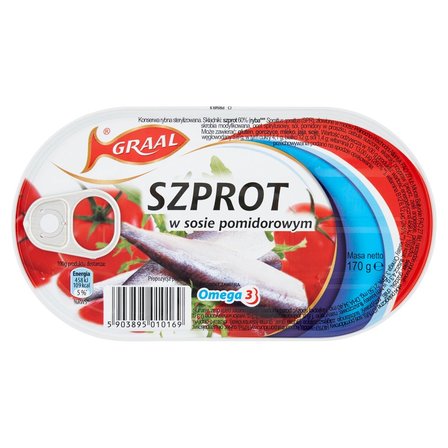 Graal Szprot w sosie pomidorowym 170 g (1)