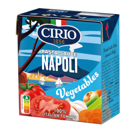 CIRIO Sos pomidorowy do makarou Napoli 340g (1)