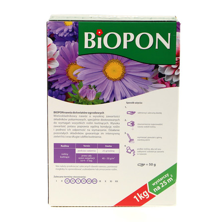 BIOPON NAWÓZ DO KWIATÓW OGRODOWYCH 1KG (6)