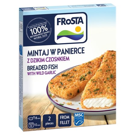 FRoSTA Mintaj w panierce z dzikim czosnkiem 240 g (1)