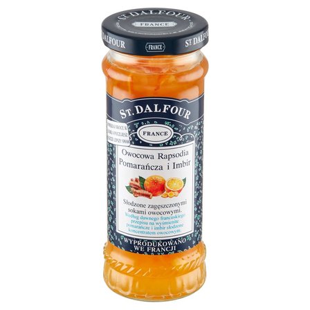 St. Dalfour Owocowa Rapsodia Produkt owocowy pomarańcza i imbir 284 g (2)