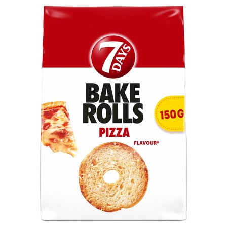 7 Days Bake Rolls Chrupki chlebowe o smaku pizzy 150 g (2)