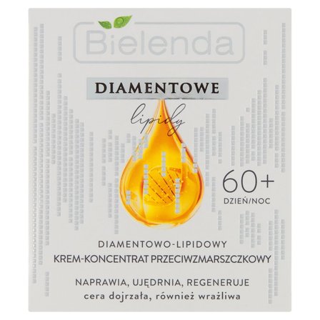 Bielenda Diamentowe Lipidy 60+ Krem-koncentrat przeciwzmarszczkowy na dzień noc 50 ml (1)