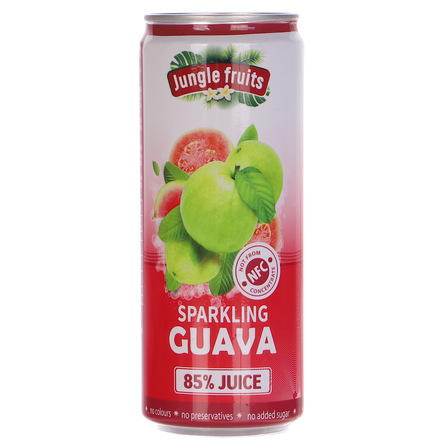 Jungle Fruits Napój gazowany z sokiem z guawy 330 ml (1)