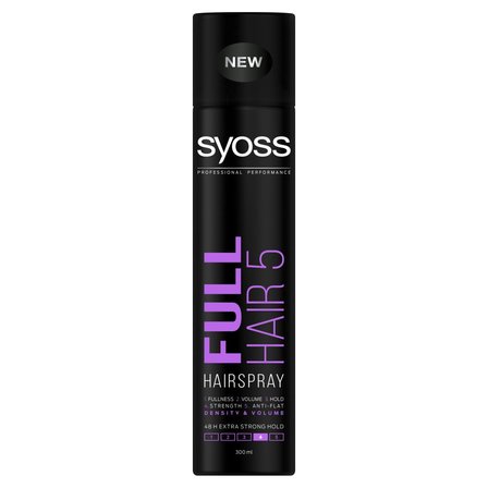 Syoss Full Hair 5 Lakier do włosów zwiększający objętość ekstramocny 300 ml (1)