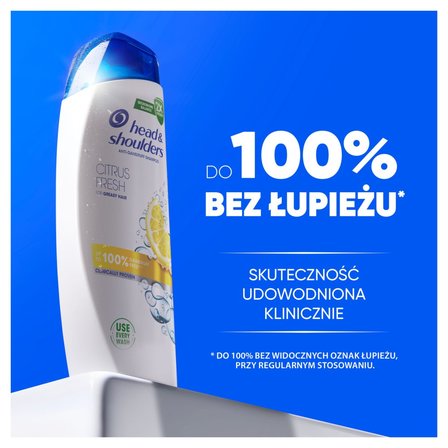 Head & Shoulders Citrus Fresh Codzienny Szampon Przeciwłupieżowy 400 ml do Włosów Tłustych (2)