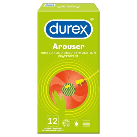 Durex Arouser Prezerwatywy 12 sztuk (1)