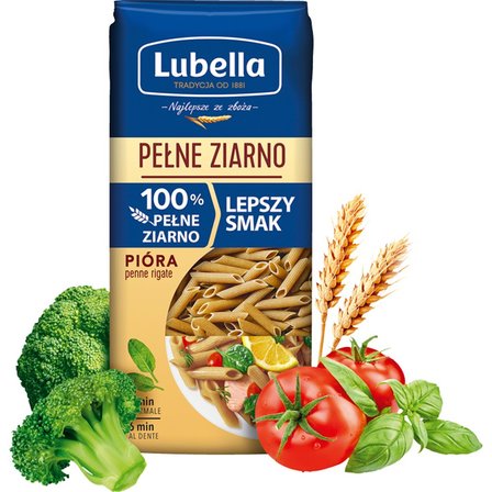 Lubella Pełne Ziarno Makaron pióra 400 g (2)