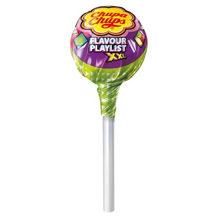 Chupa Chups Flavour Playlist XXL Lizak wielosmakowe z gumą balonową 29 g (1)