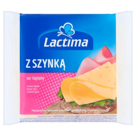 Lactima Ser topiony w plasterkach z szynką 130 g (8 x 16,25 g) (1)