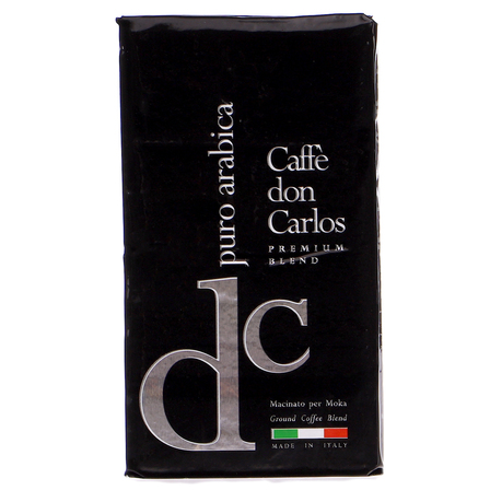 DON CARLOS KAWA PURO ARABICA MIESZANKA PALONEJ I MIELONEJ KAWY 250G (1)