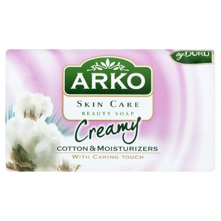 Arko Skin Care Creamy Cotton & Moisturizers Mydło kosmetyczne 90 g (1)