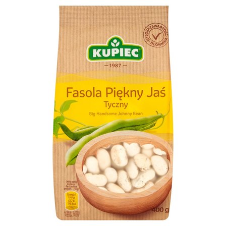 Kupiec Fasola Piękny Jaś tyczny 400 g (1)