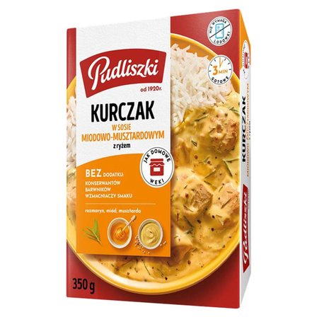 Pudliszki Kurczak w sosie miodowo-musztardowym z ryżem 350 g (2)