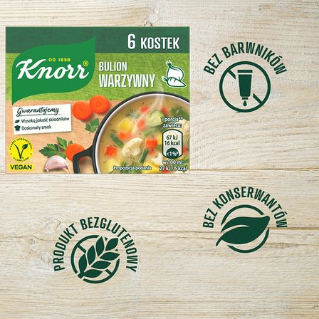 Knorr Bulion warzywny 60 g (6 x 10 g) (3)