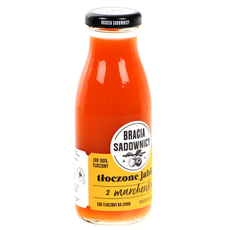 Bracia Sadownicy Sok tłoczone jabłko z marchewką 250 ml (11)