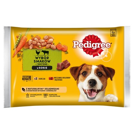 Pedigree Vital Protection Karma pełnoporcjowa w sosie 400 g (4 x 100 g) (1)