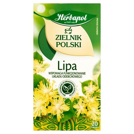 Herbapol Zielnik Polski Herbatka ziołowa lipa 30 g (20 x 1,5 g) (1)