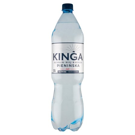 Kinga Pienińska Naturalna woda mineralna gazowana niskosodowa 1,5 l (1)