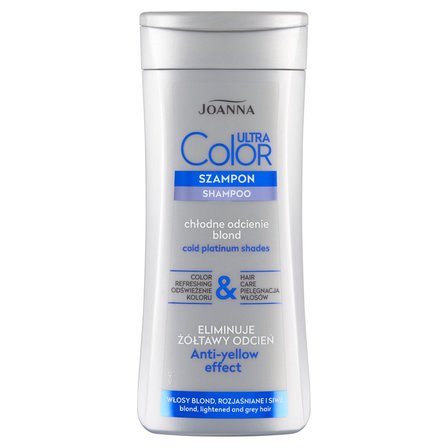 Joanna Ultra Color Szampon włosy blond rozjaśniane i siwe 200 ml (1)