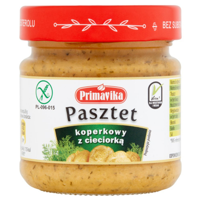 Primavika Pasztet koperkowy z cieciorką 160 g (1)