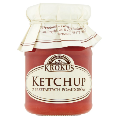 Krokus Ketchup z przetartych pomidorów 180 g (1)