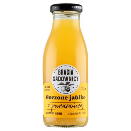 Bracia Sadownicy Sok tłoczone jabłko z pomarańczą 250 ml (1)