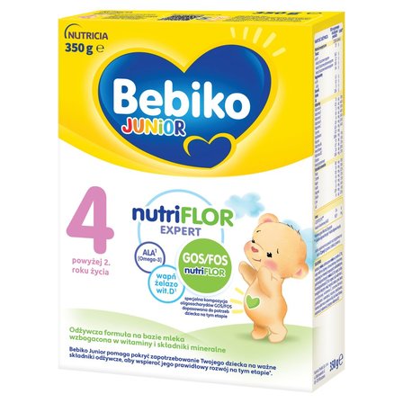 Bebiko Junior 4R Odżywcza formuła na bazie mleka dla dzieci powyżej 2. roku życia 350 g (2)