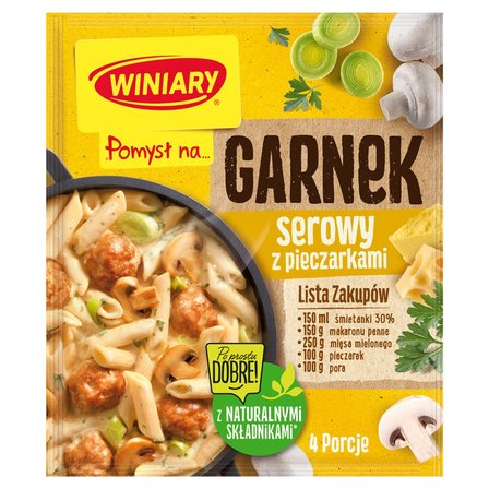 Winiary Pomysł na... Garnek serowy z pieczarkami 34 g (2)