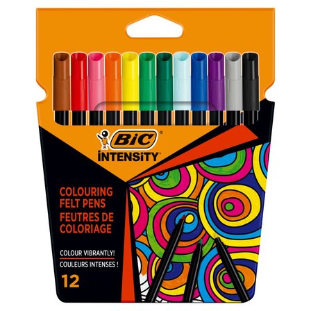 BiC Intensity Kolorowe flamastry 12 sztuk (1)